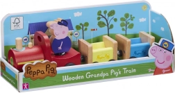 Ξύλινο τρενάκι Peppa Pig με τον παππού Γουρουνάκη