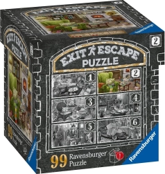 Ravensburger παιχνίδι απόδρασης EXIT παζλ Στοιχειωμένο αρχοντικό: Στο σαλόνι 99 κομμάτια