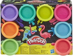 Play-Doh νεον σετ πλαστελίνης 8-Pack