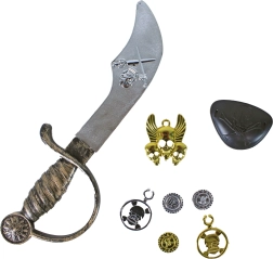 Πειρατικό σετ για παιδιά – σπαθί, καλύπτρα ματιού και αξεσουάρ