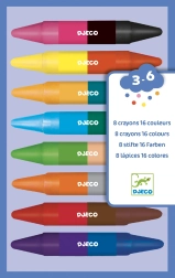 Διπλής όψης κηρομπογιές DJECO