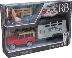 Royal Breeds άλογο με αυτοκίνητο, τρέιλερ και περίφραξη