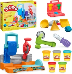 Hasbro Play-Doh πολύχρωμο εργαστήριο με πλαστελίνη και εργαλεία