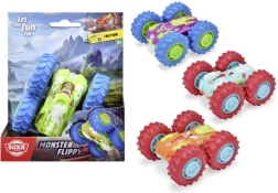 Αυτοκινητάκι «Monster Flippy» με μηχανισμό αδράνειας, 10 cm, 4 χρώματα/είδη