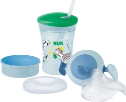 Παιδικό ποτηράκι NUK Learn to Drink Set για αγόρια 230 ml