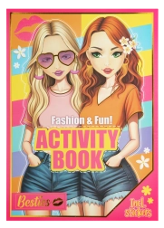 Βιβλίο δημιουργικότητας μόδας Fashion and Fun A4 Besties