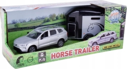 Kids Globe Volvo EX90 με τρέιλερ μεταφοράς αλόγου και άλογο