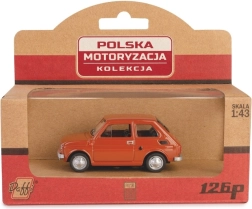 Μοντέλο αυτοκινήτου FIAT 126p PRL καφέ 1:43