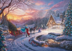 Η Disney Σταχτοπούτα με τον πρίγκιπα τα Χριστούγεννα παζλ 1000 κομματιών