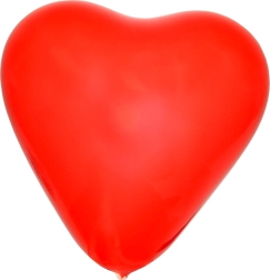 Φουσκωτά μπαλόνια καρδιά 26 cm – σετ 10 τεμ.