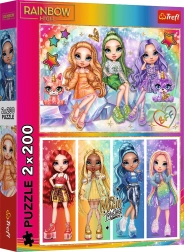 Παζλ 2×200 – κούκλες RAINBOW HIGH (ουράνιο τόξο)
