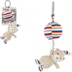 Λούτρινη Αρκούδα με Μπαλόνι - Κρεμαστό Παιχνίδι 30 cm