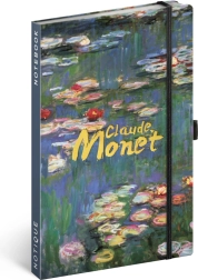 Ριγέ σημειωματάριο NOTIQUE Claude Monet 13 × 21 cm