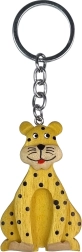 Μεγάλο ξύλινο μπρελόκ Leopard