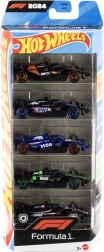 Hot Wheels Formula 1 – σετ 5 μεταλλικών αυτοκινήτων 1:64