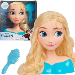 Κεφάλι για χτένισμα και στυλ DISNEY FROZEN Έλσα με βουρτσάκι