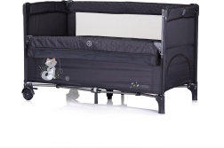 Chipolino ταξιδιωτική παιδική κούνια Relax Anthracite