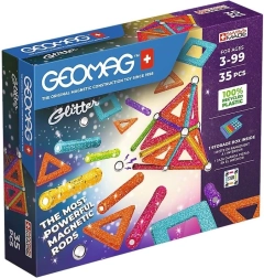 Geomag Glitter – μαγνητικό σετ κατασκευών 35 τεμαχίων