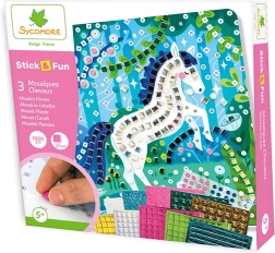 Stick & Fun μωσαϊκό – άλογα, δημιουργικό σετ για παιδιά