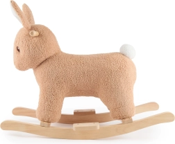 Bieco κουνιστός λαγός Fine από μπουκλέ σε ξύλινους δρομείς