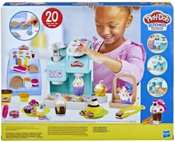 Play-Doh Πολύχρωμη Καφετέρια – δημιουργικό σετ για την προετοιμασία ροφημάτων και επιδορπίων