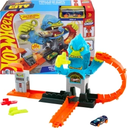 Hot Wheels City πεινασμένος γορίλας Gorilla Slam – αγωνιστική πίστα με αυτοκινητάκι