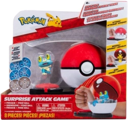 Pokémon Surprise Attack σετ παιχνιδιού με Poké Ball και φιγούρα - 1 τεμ.