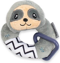 Λούτρινη κουδουνίστρα New Baby Sloth 11 cm