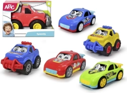 Abc speedy αυτοκίνητο για τα μικρότερα 27 cm – σετ αγωνιστικών και φορτηγών αυτοκινητακίων (6 είδη)