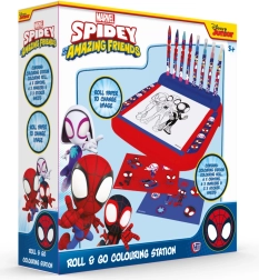 Spidey βάση με ζωγραφιές για χρωμάτισμα και χρώματα