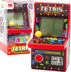 Μίνι Κονσόλα Arcade Tetris Ρετρό 49 Παιχνίδια 1676 Επίπεδα Κόκκινο