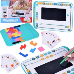 Εκπαιδευτικό σετ 3σε1 LCD ταμπλό και κάρτες για εκμάθηση αγγλικών
