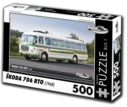 Παζλ RETRO-AUTA Škoda 706 RTO λεωφορείο 500 κομμάτια