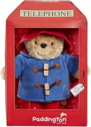Λούτρινο ΑΡΚΟΥΔΑΚΙ PADDINGTON σε τηλεφωνικό θάλαμο από τη Rainbow Designs
