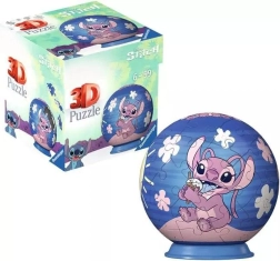 3D puzzleball DISNEY Stitch & Angel 54 κομμάτια από την Ravensburger