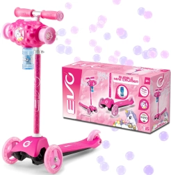 EVO Bubblz Mini Cruiser παιδικό τρίτροχο πατίνι με φούσκες, ροζ