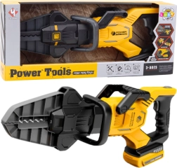 Κίτρινο ηλεκτρικό ψαλίδι παιχνιδιού για παιδιά