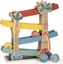 Ξύλινη πίστα Dino για παιδιά