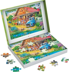 EUROGRAPHICS παζλ Connecting Pieces: χωριάτικο παντοπωλείο 48 κομμάτια