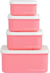 Σετ τεσσάρων δοχείων σνακ A Little Lovely Company – Zmrzlina