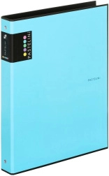 Κλασέρ A4 PASTELINI μπλε, 4-κρίκοι, πλαστικοποιημένο