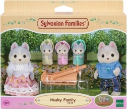 Οικογένεια χάσκι SYLVANIAN FAMILIES – σετ φιγούρων με έλκηθρα