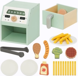 Ξύλινη φριτέζα αέρα (air fryer) TOOKY TOY για παιδιά