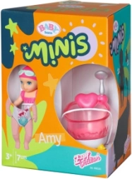 BABY born Minis σετ με μπανιέρα και κούκλα Amy