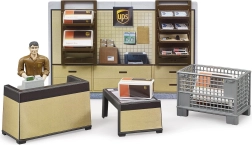 Σετ BWORLD Κατάστημα δεμάτων UPS με φιγούρα
