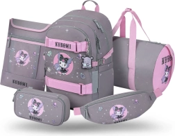 Σχολικό σετ 5 τεμαχίων Baagl Skate Kuromi Grey