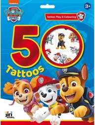 Σετ τατουάζ με ήρωες PAW PATROL, περισσότερα από 50 τατουάζ