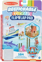 PAW PATROL επανατοποθετούμενα αυτοκόλλητα flip-flap – αποστολή στον κόλπο