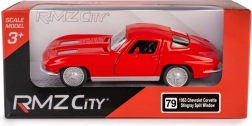 Μεταλλικό μοντέλο Chevrolet Corvette Stingray 1963 Split Window 1:35 κόκκινο
