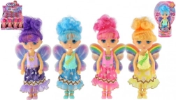 Κούκλα νεράιδα με φτερά 15 cm, ανάμεικτα χρώματα